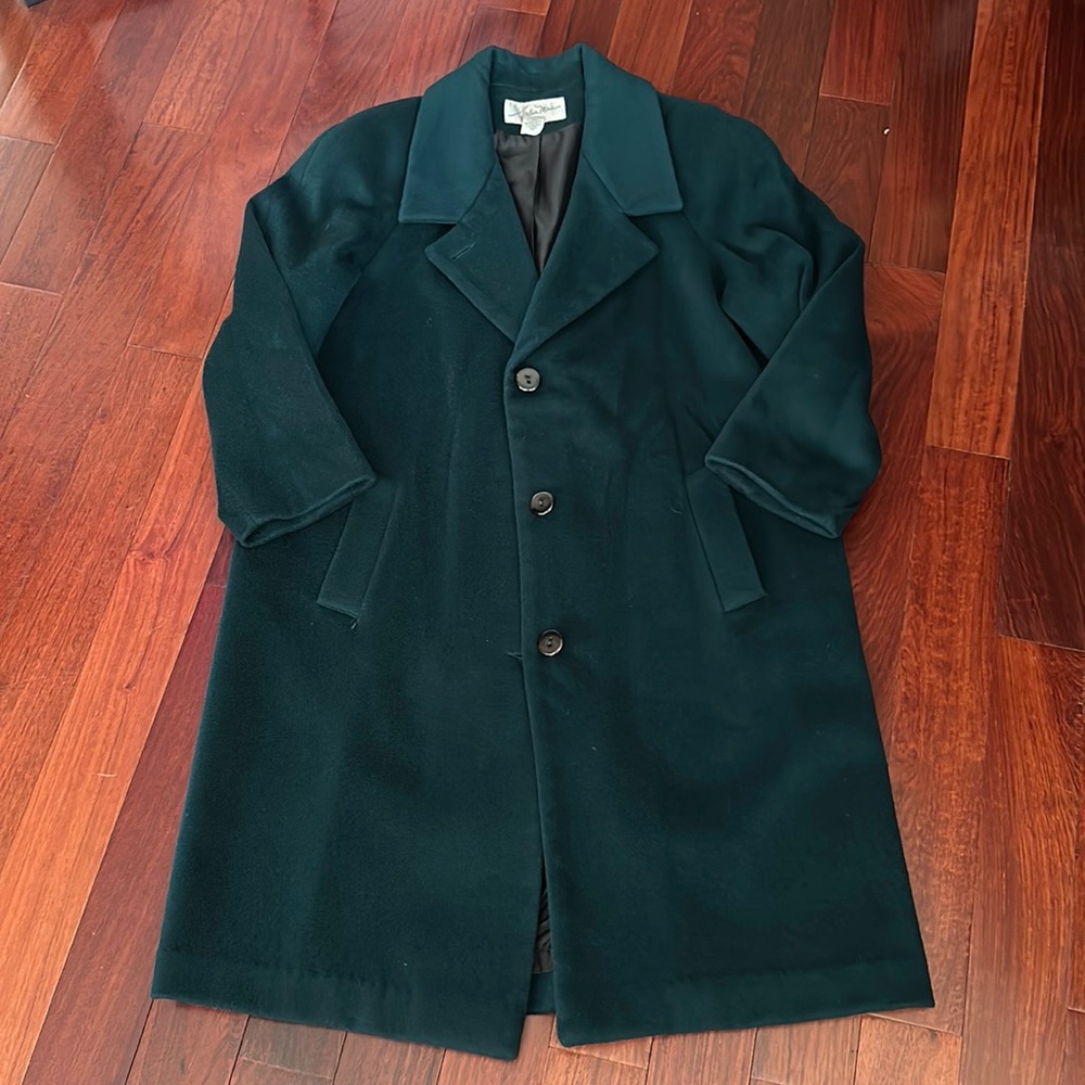 Green coat